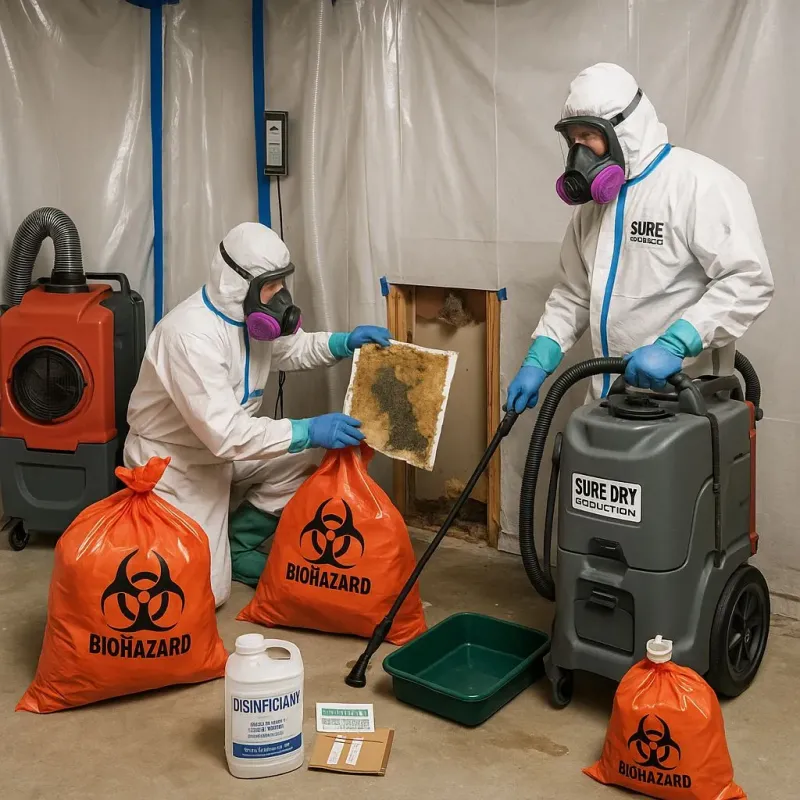 Contaminated Water Handling Protocols process in Conover, NC