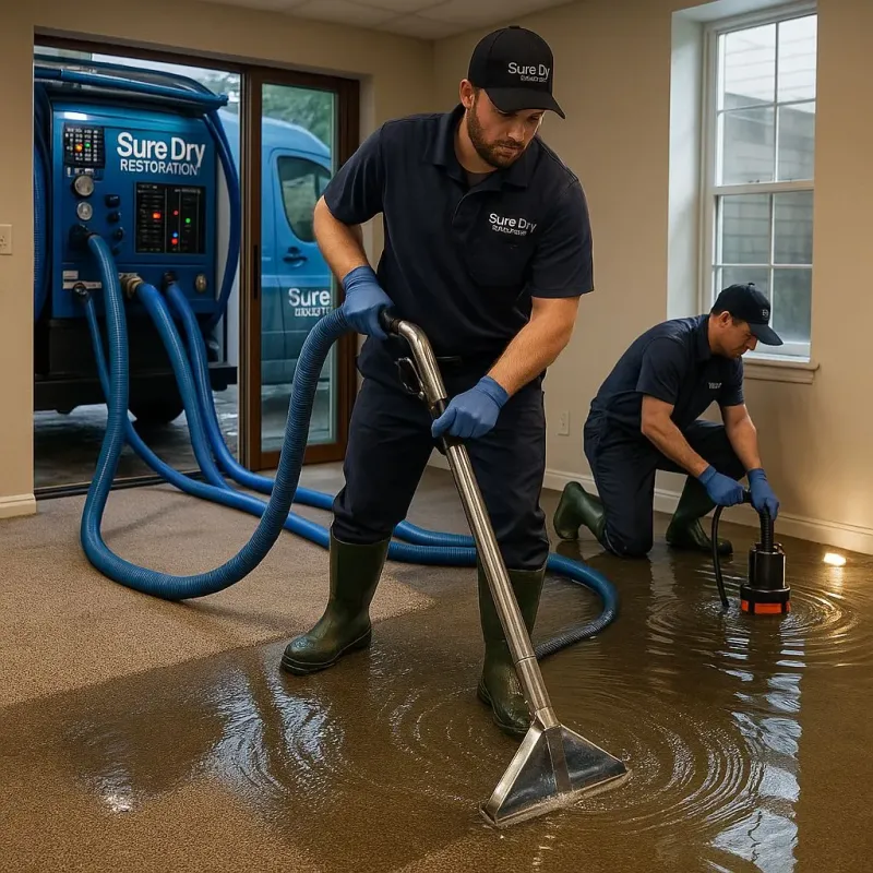 Water Extraction and Removal process in Conover, NC